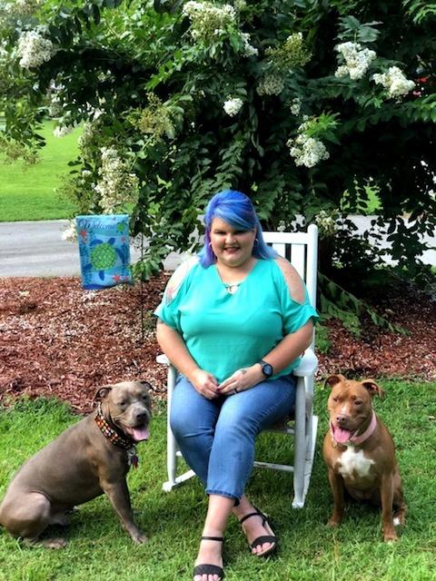 Tosha Aldridge with Louie and Lily 2019 Tosha Aldridge with Louie and Lily